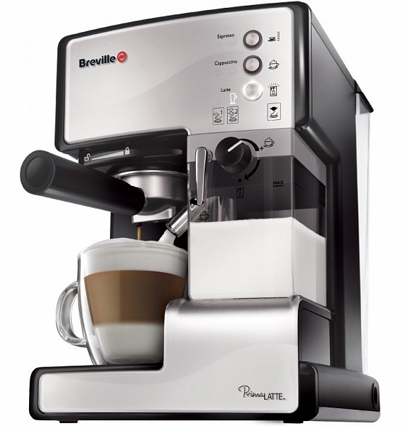 Kávovar Breville Prima Latte stříbrný VCF045X
