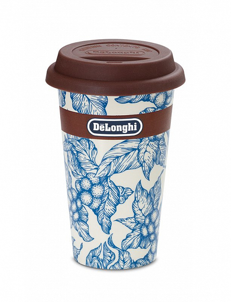 Keramický hrnek na kávu DeLonghi BLUE FLOWER
