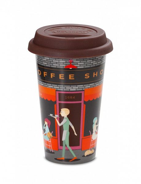 Keramický hrnek na kávu DeLonghi COFFEE SHOP