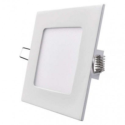 EMOS LED vestavné svítidlo PROFI, čtvercové, bílé, 6W teplá bílá