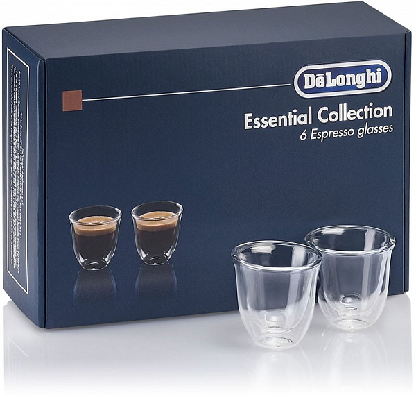 Sada sklenic DeLonghi espresso 6 kusů