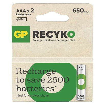 EMOS Nabíjecí baterie GP ReCyko 650 AAA (HR03)